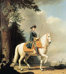 Nagy Katalin (1729-96) lovas portréja Oroszországból